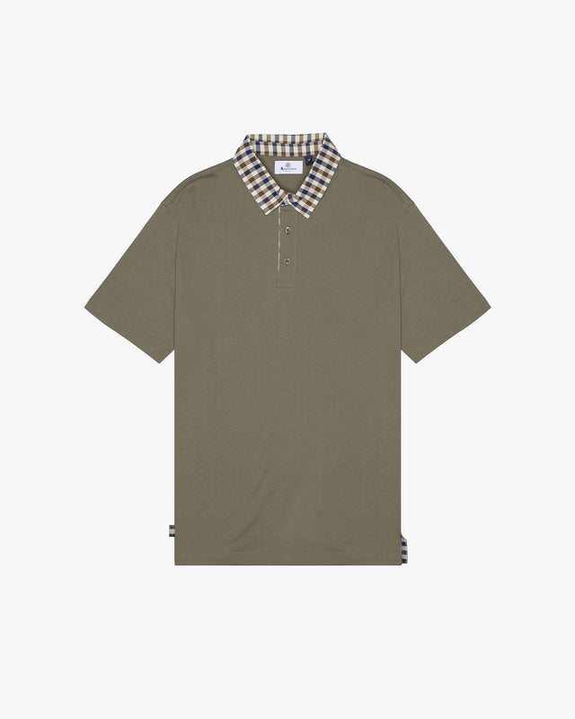 CLUB CHECK COLLAR POLO