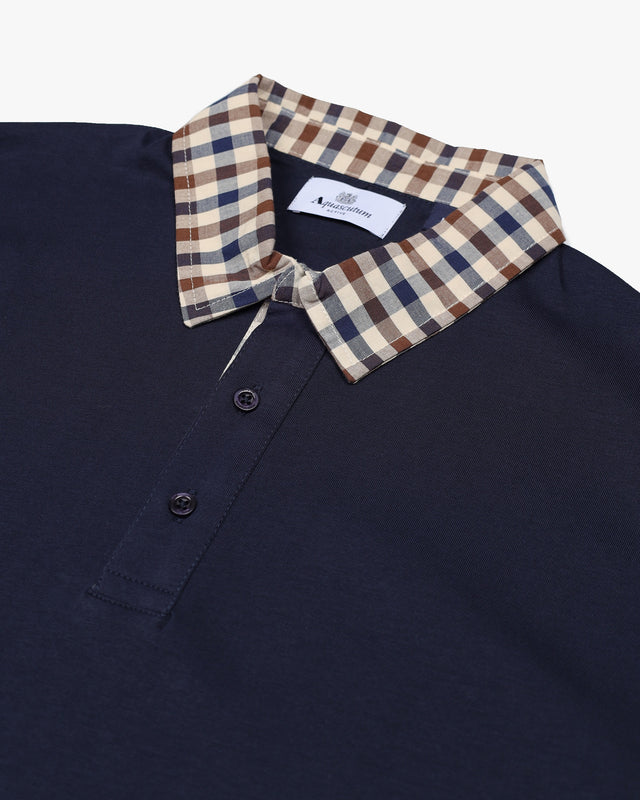 CLUB CHECK COLLAR POLO