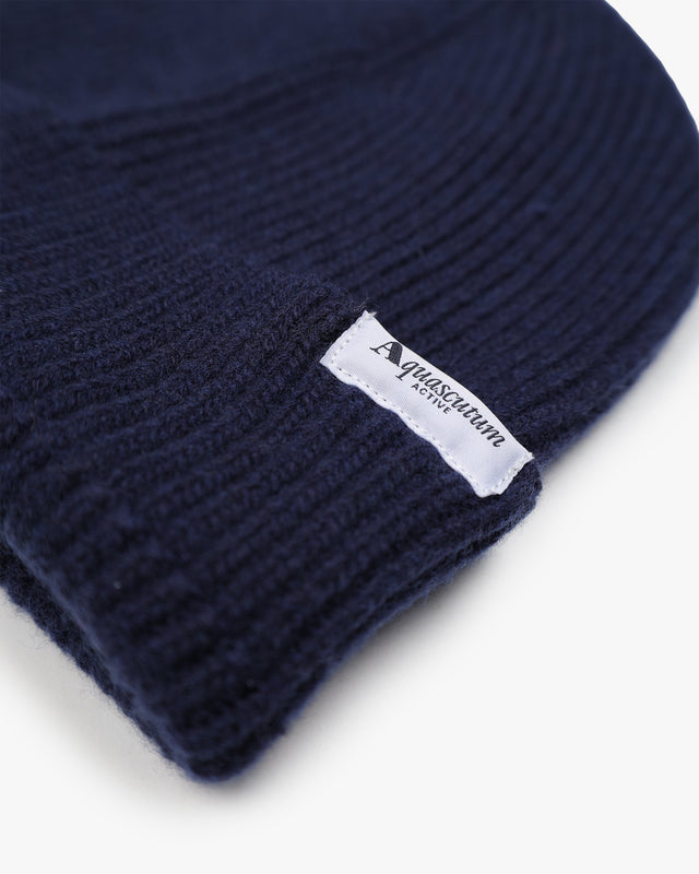 Aquascutum Active SIDE LABEL BEANIE