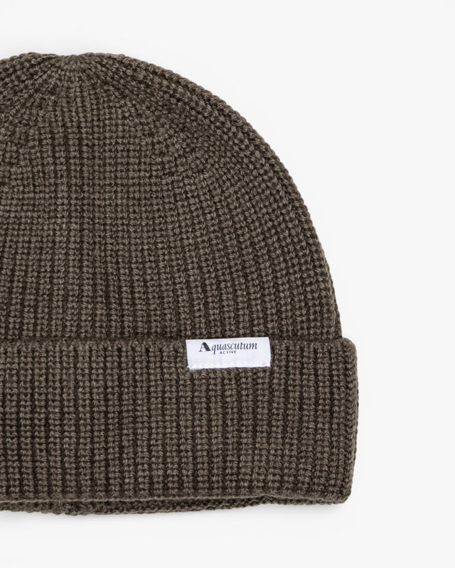 Aquascutum Active SIDE LABEL BEANIE