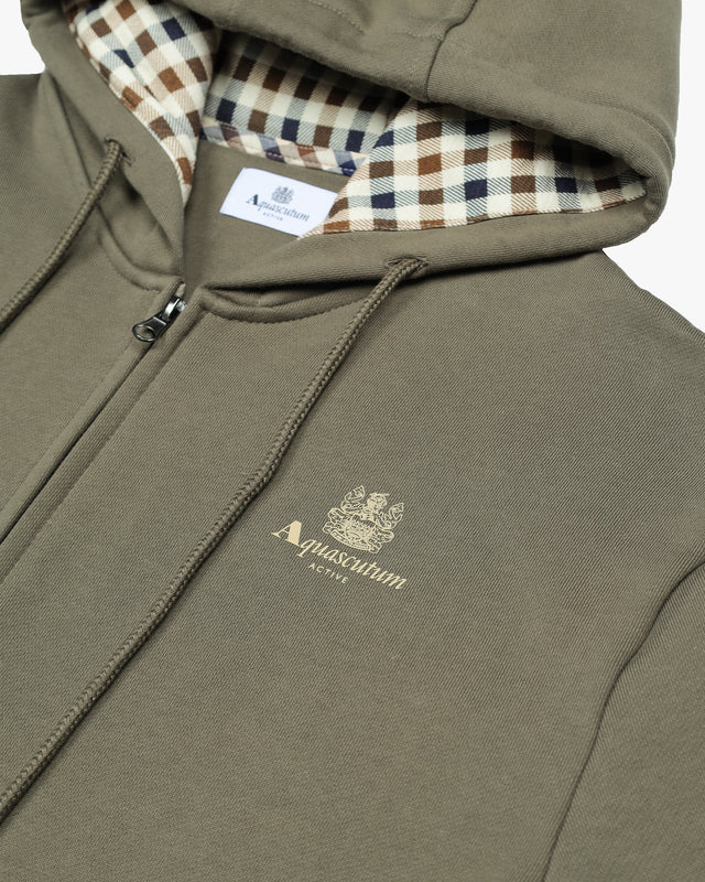 SMALL LOGO FULLZIP HOODIE