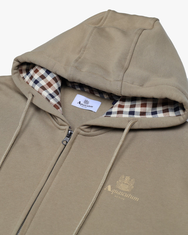 SMALL LOGO FULLZIP HOODIE