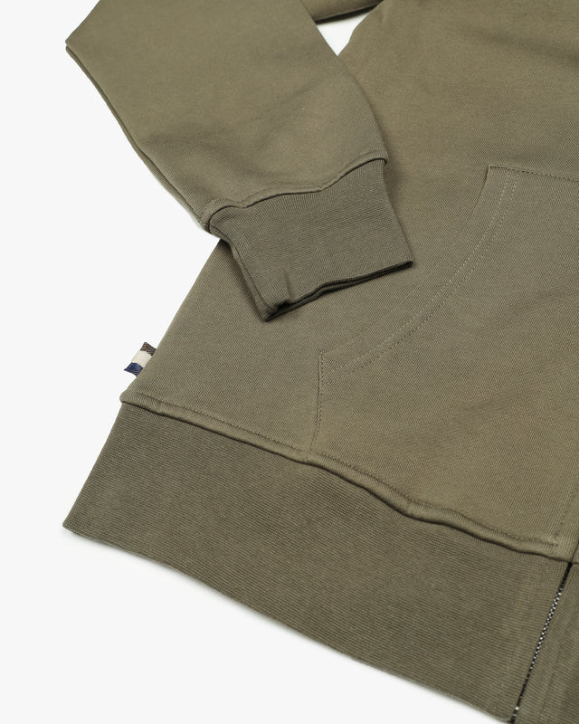 SMALL LOGO FULLZIP HOODIE