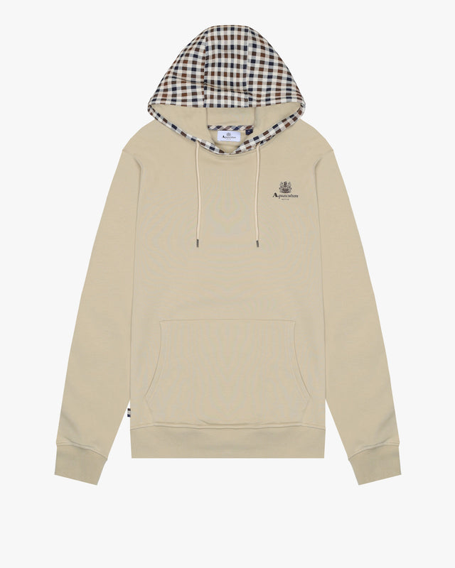 Aquascutum Active CLUB CHECK HOODIE