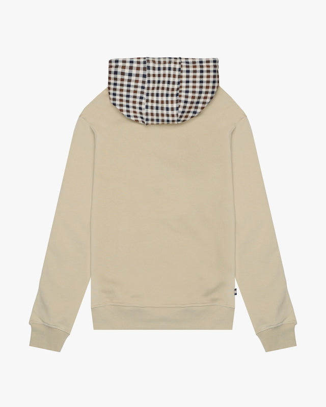 Aquascutum Active CLUB CHECK HOODIE