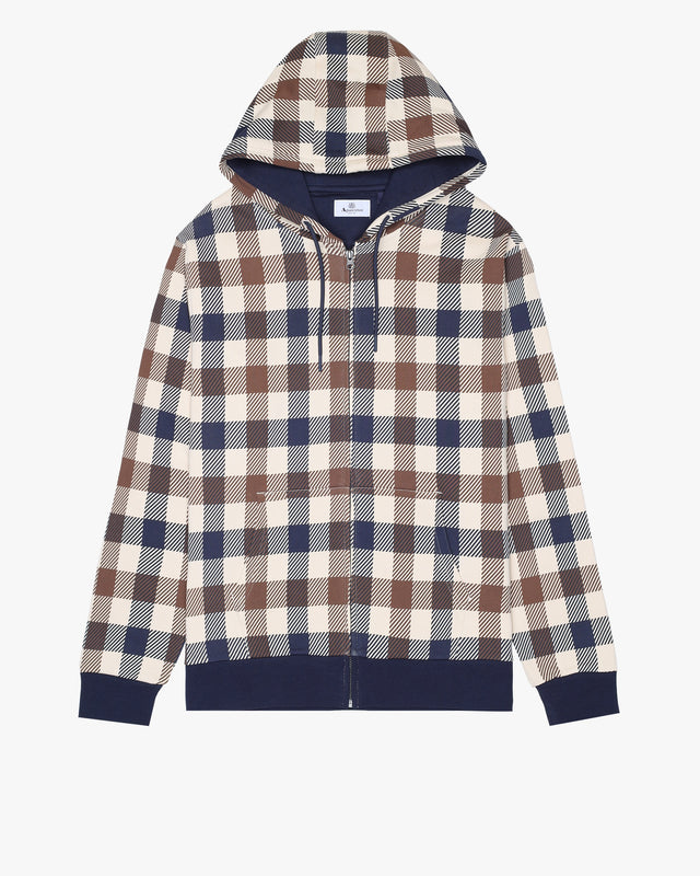 Aquascutum Active ICONIC FZ HOODIE FLEECE