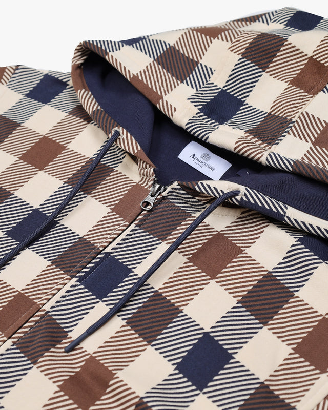 Aquascutum Active ICONIC FZ HOODIE FLEECE
