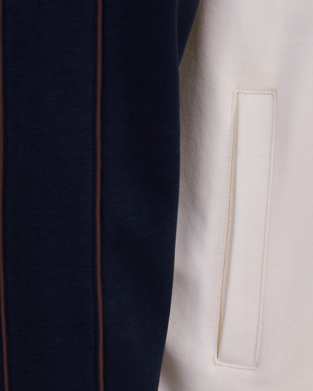 SCUBA STRIPES MOCK NECK