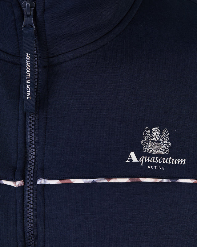 SCUBA PIPING MOCK NECK