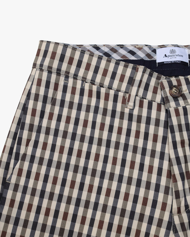 Aquascutum Active ICONIC CHINO PANT CLUB CHECK