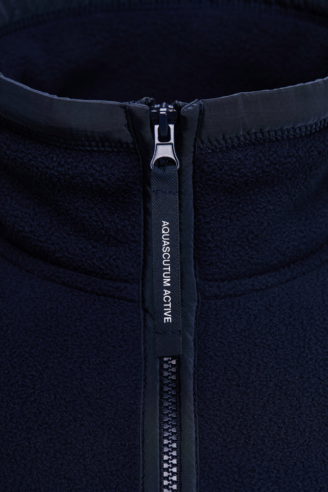 Aquascutum Active THERMA SEAL PILE QUARTER ZIP