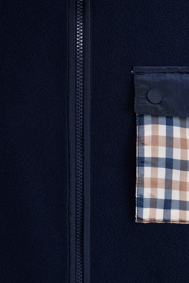 Aquascutum Active THERMA SEAL PILE FULL ZIP