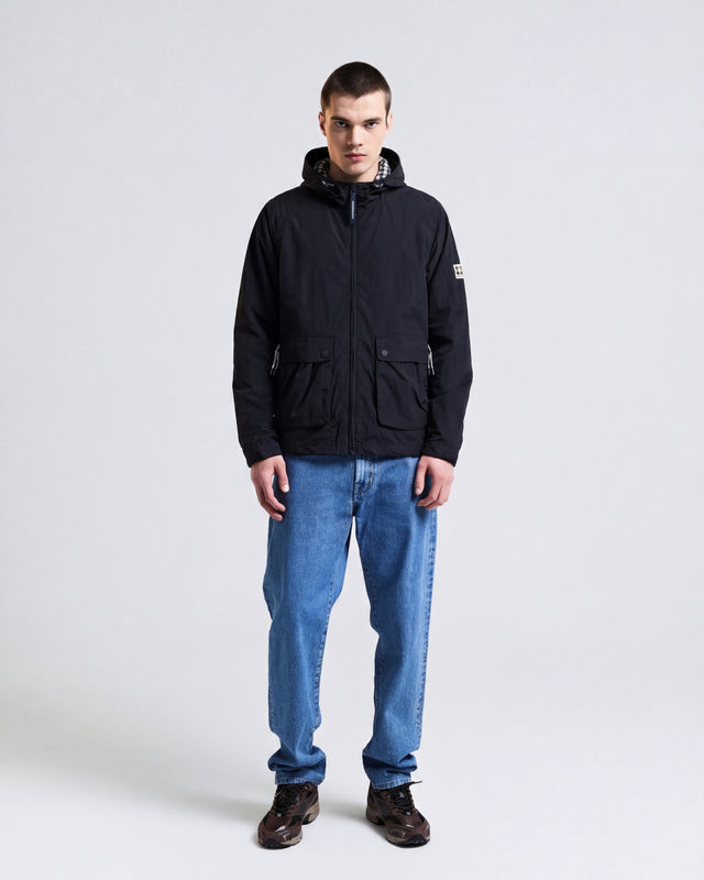 LAMINA HOODED JACKET