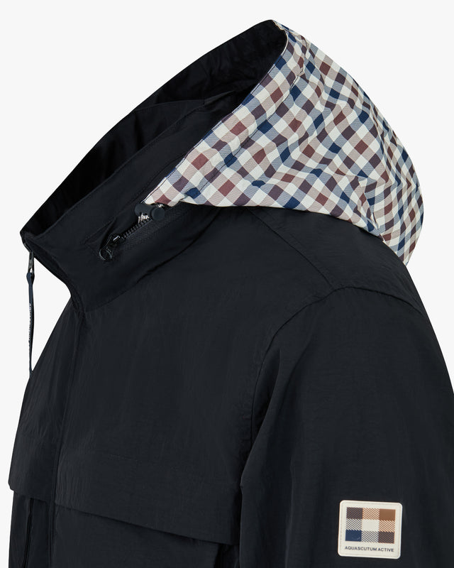 LAMINA MOCK NECK JACKET