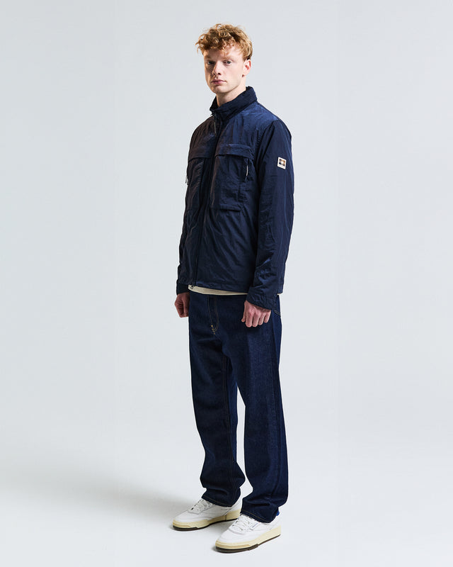 LAMINA MOCK NECK JACKET