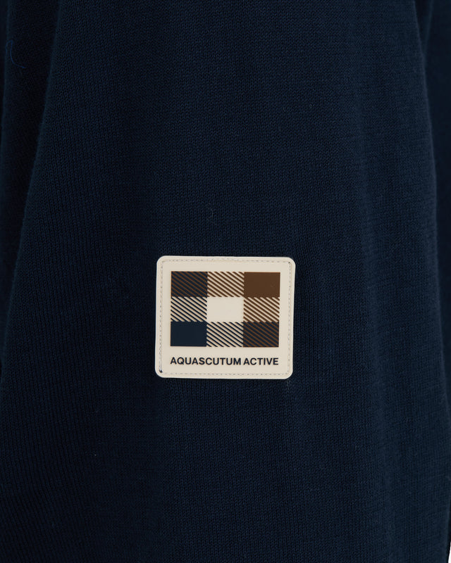 COTTON BADGE CREWNECK