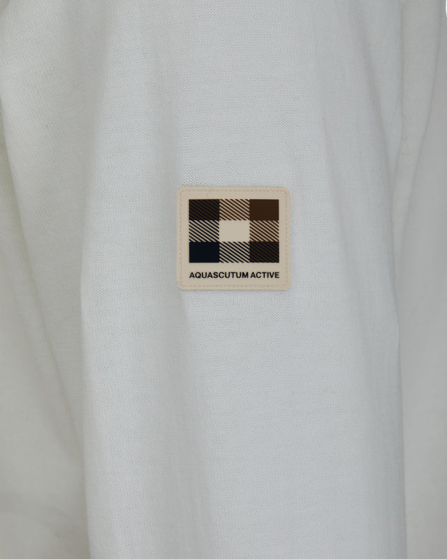 Aquascutum Active COTTON BADGE CREWNECK