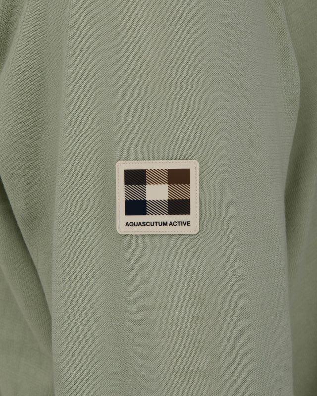 Aquascutum Active COTTON BADGE CREWNECK