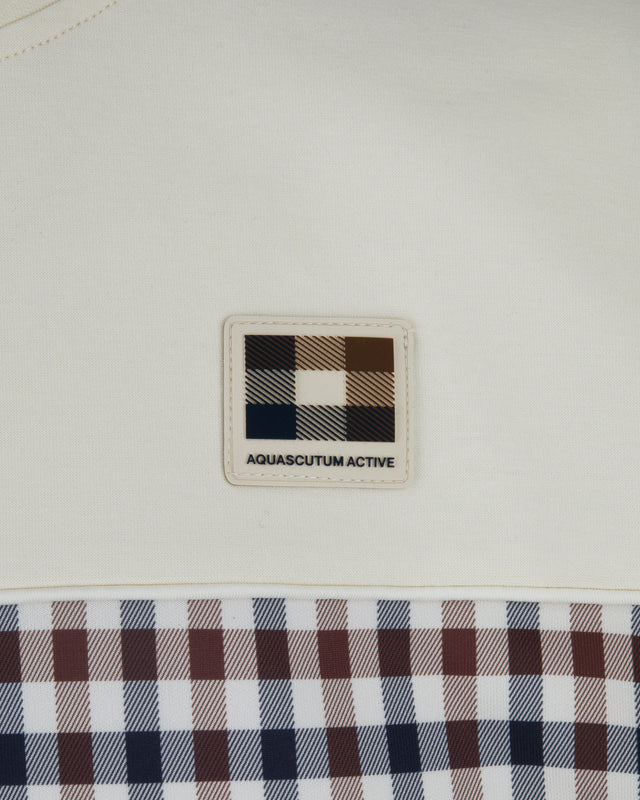 Aquascutum Active CLUB CHECK CREWNECK