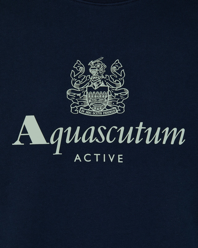 Aquascutum Active BIG LOGO CREWNECK