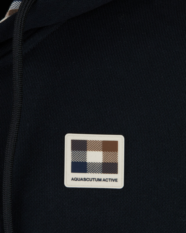 Aquascutum Active BADGE FULL ZIP HOODIE