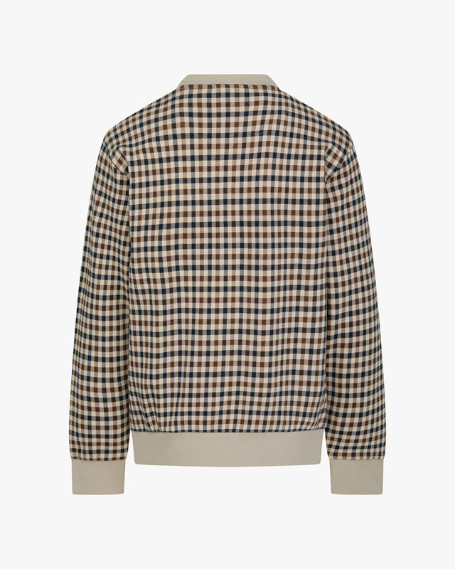 Aquascutum Active CLUB CHECK CREWNECK