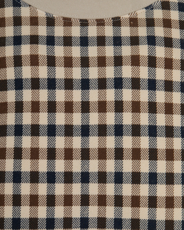 Aquascutum Active CLUB CHECK CREWNECK