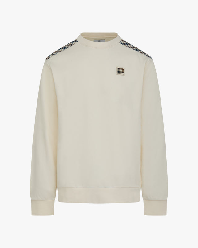Aquascutum Active LAMINA INSERT CREWNECK