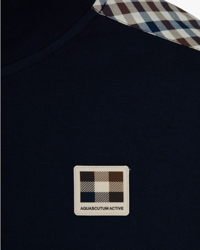 Aquascutum Active LAMINA INSERT FZ MOCK NECK