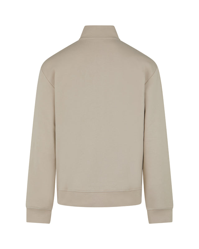 HALF ZIP MOCK NECK
