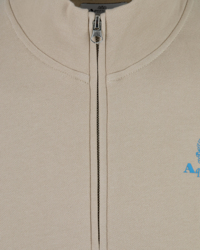 HALF ZIP MOCK NECK