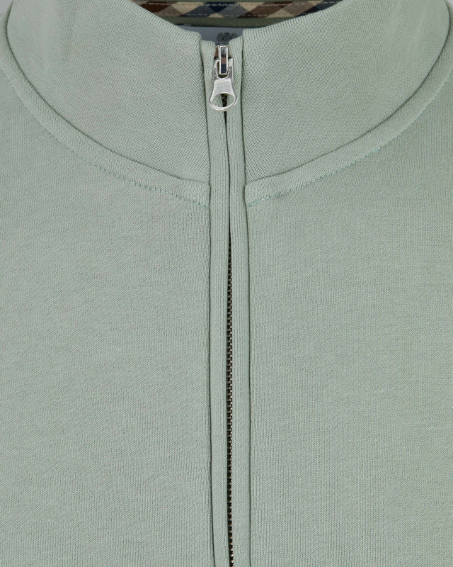 HALF ZIP MOCK NECK