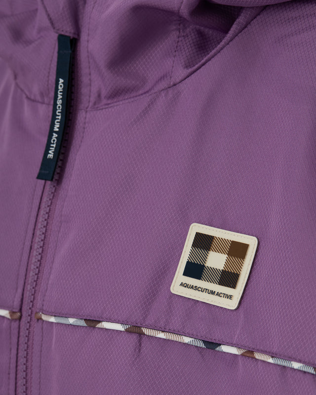 Aquascutum Active DIAMOND WAVE BADGE TRACK TOP