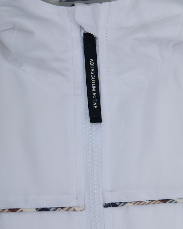 Aquascutum Active DIAMOND WAVE BADGE TRACK TOP