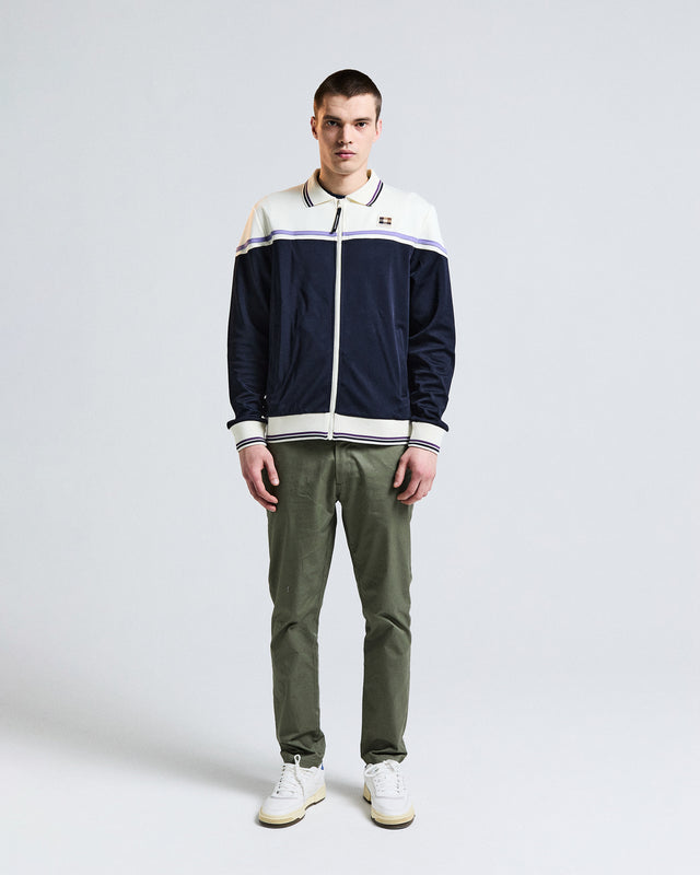 POLO COLLAR TRACK TOP