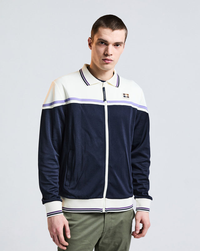 Aquascutum Active POLO COLLAR TRACK TOP