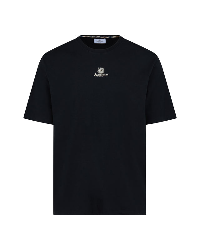 Aquascutum Active CENTRAL SMALL LOGO T-SHIRT
