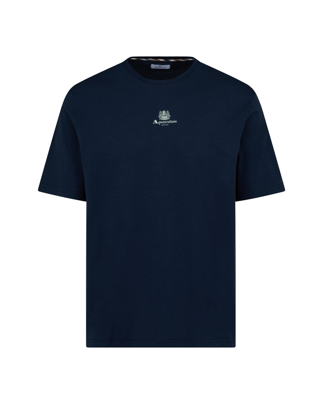 Aquascutum Active CENTRAL SMALL LOGO T-SHIRT