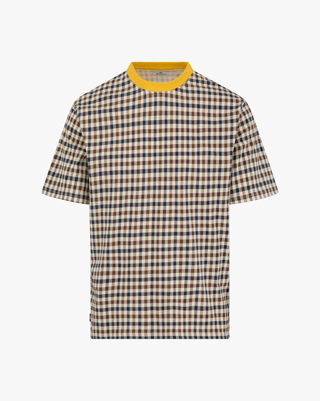 Aquascutum Active CLUB CHECK T-SHIRT