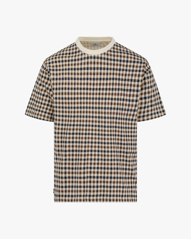 Aquascutum Active CLUB CHECK T-SHIRT