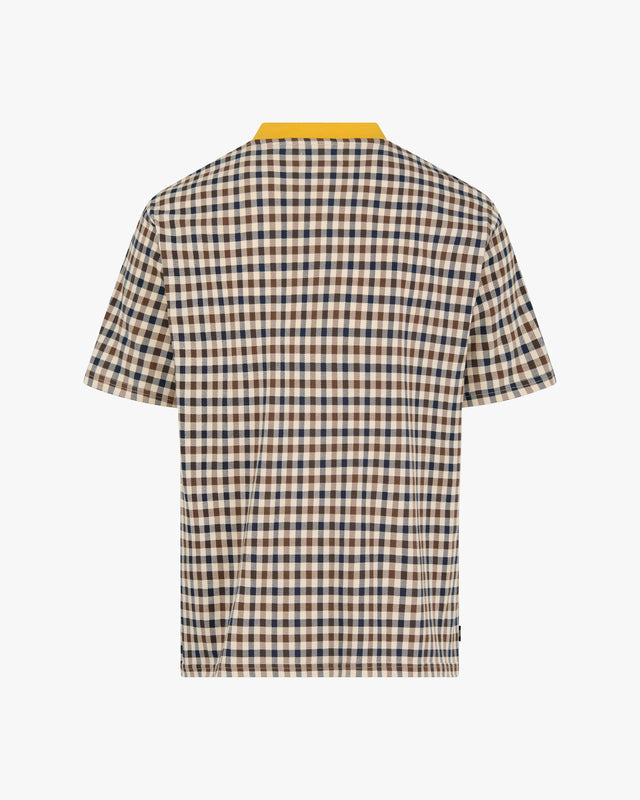 Aquascutum Active CLUB CHECK T-SHIRT