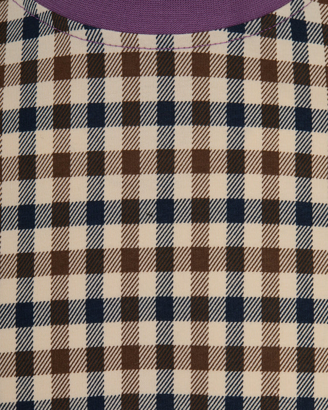 BODY CLUB CHECK T-SHIRT