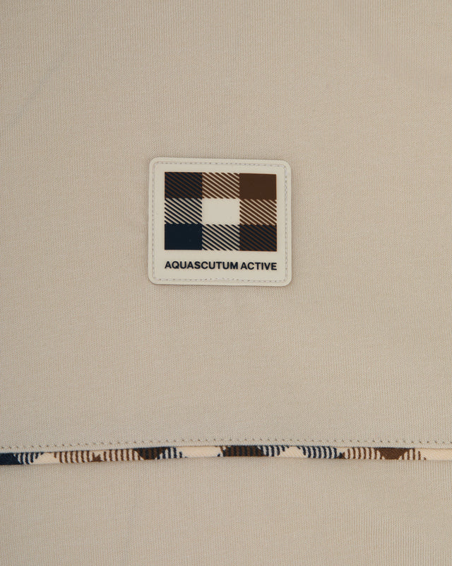 Aquascutum Active CLUB CHECK PIPING T-SHIRT