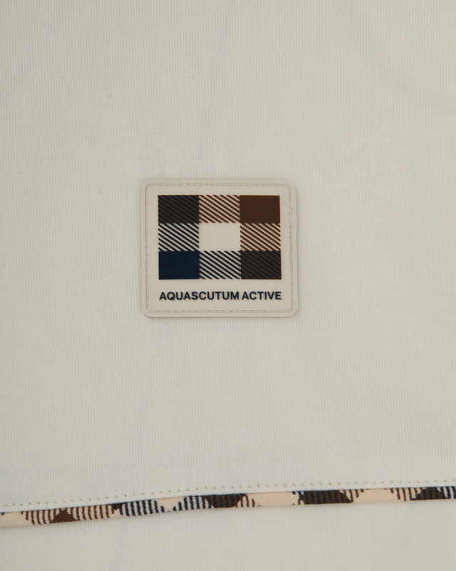 Aquascutum Active CLUB CHECK PIPING T-SHIRT