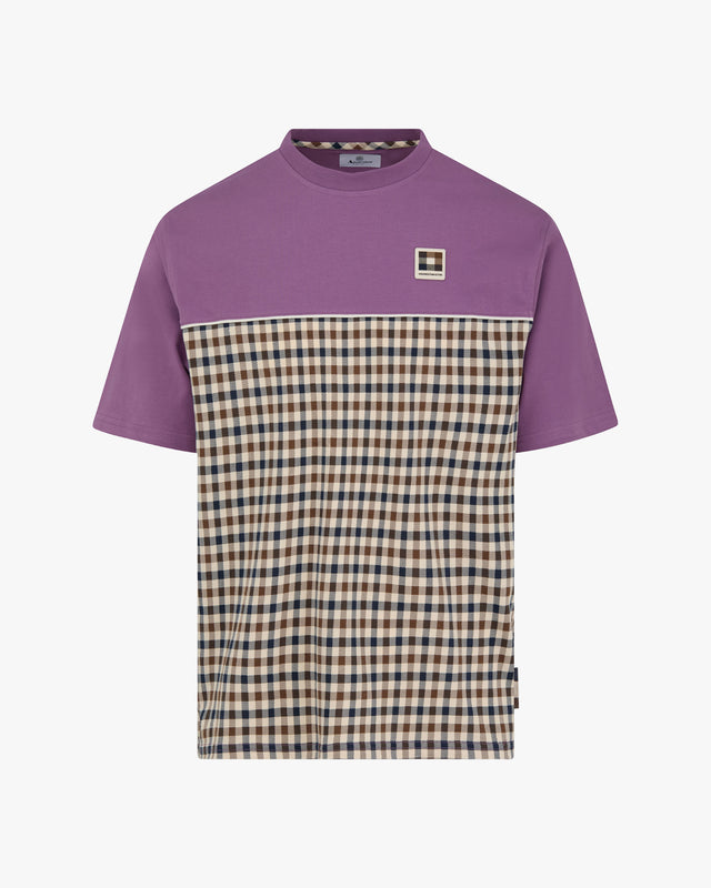 CLUB CHECK PANEL T-SHIRT