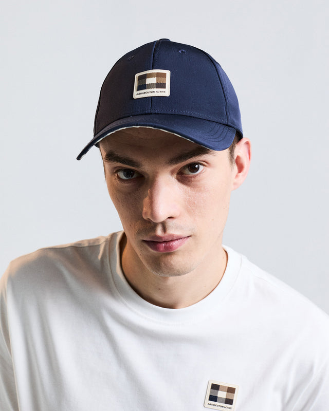 Aquascutum Active LAMINA BADGE BASEBALL CAP