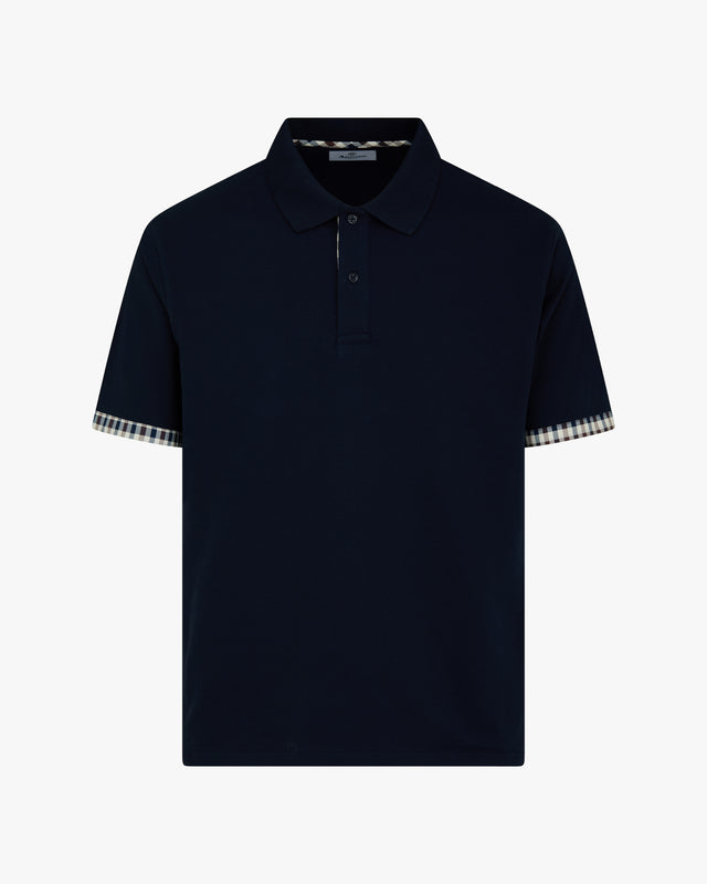 Aquascutum Active CC STRETCH PIQUET SLEEVES POLO