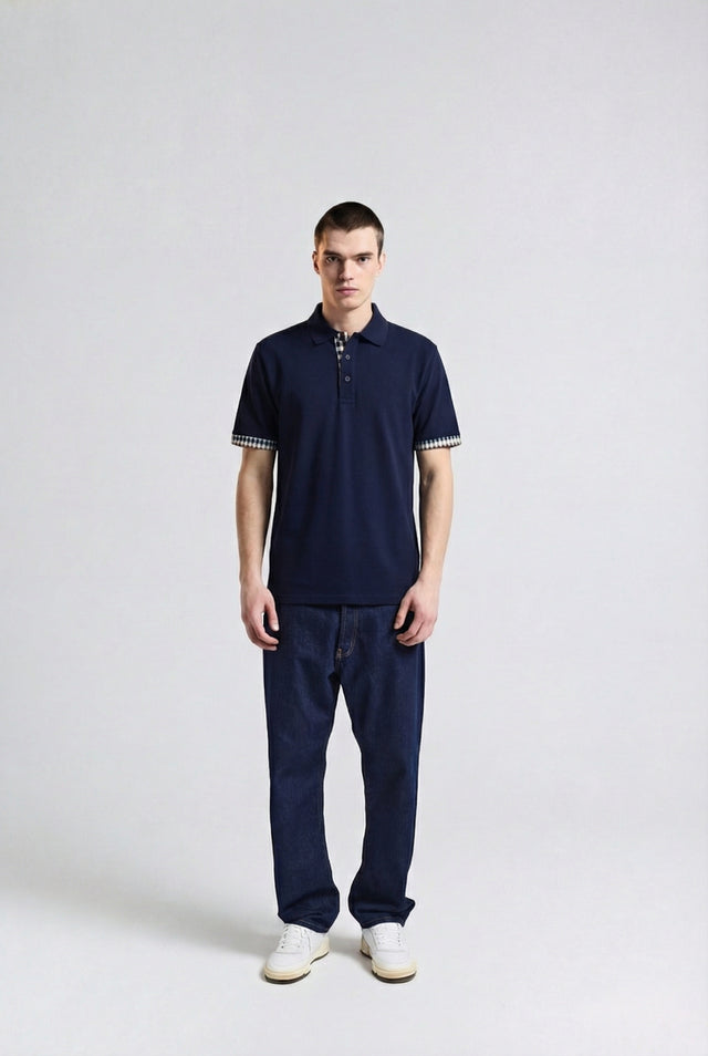 Aquascutum Active CC STRETCH PIQUET SLEEVES POLO