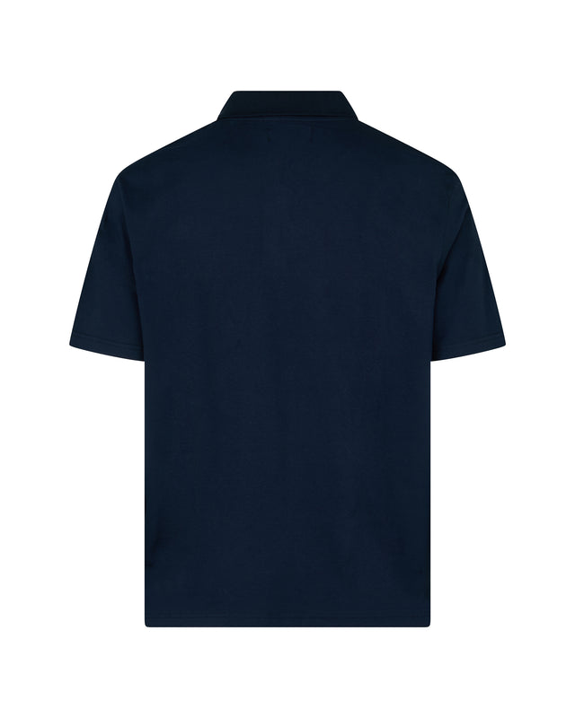 STRETCH PIQUET BADGE POLO