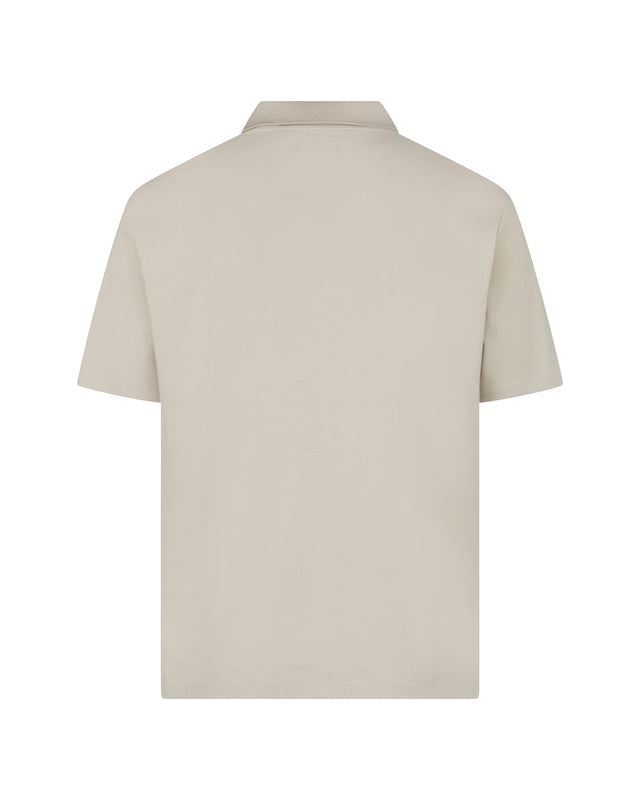 STRETCH PIQUET BADGE POLO